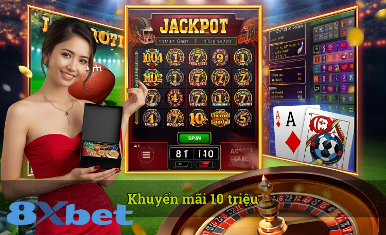 Khuyến mãi 10 triệu 8xbet hot